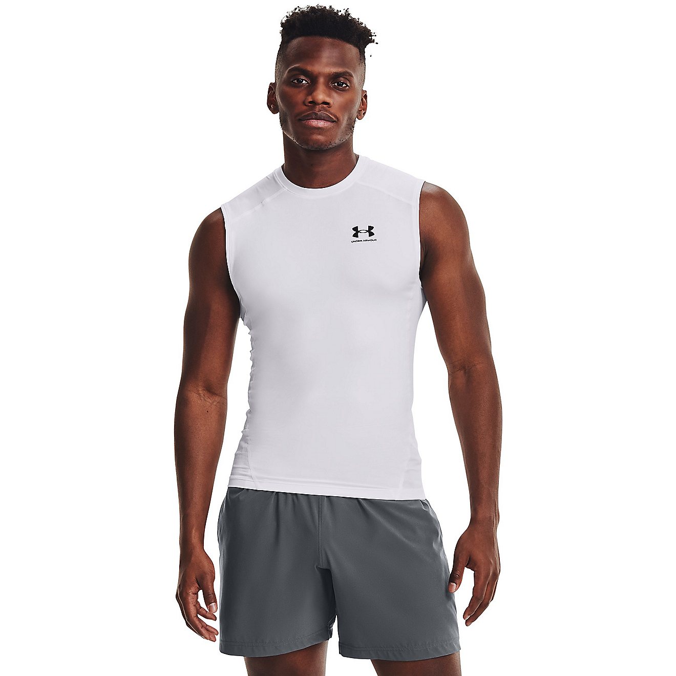 Under Armour Men's HeatGear® Armour Sleeveless Compression Top                                                                  - view number 1