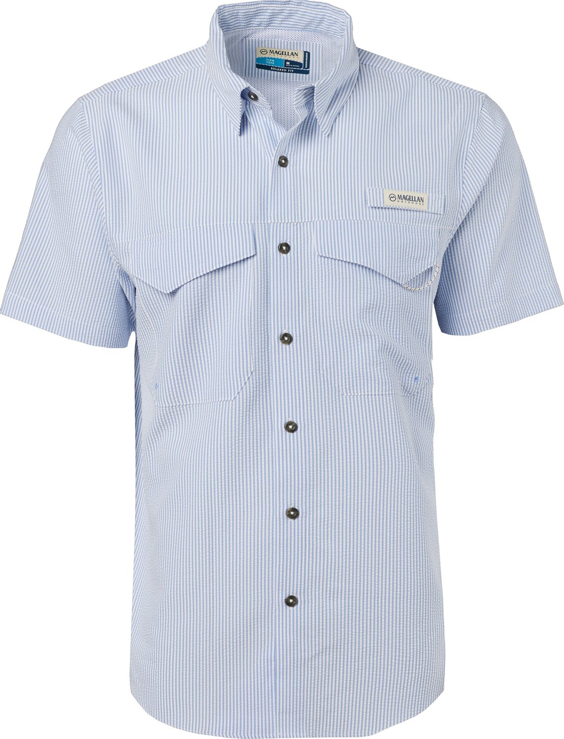 Magellan Outdoors Men's Southern Summer Seersucker Traditional