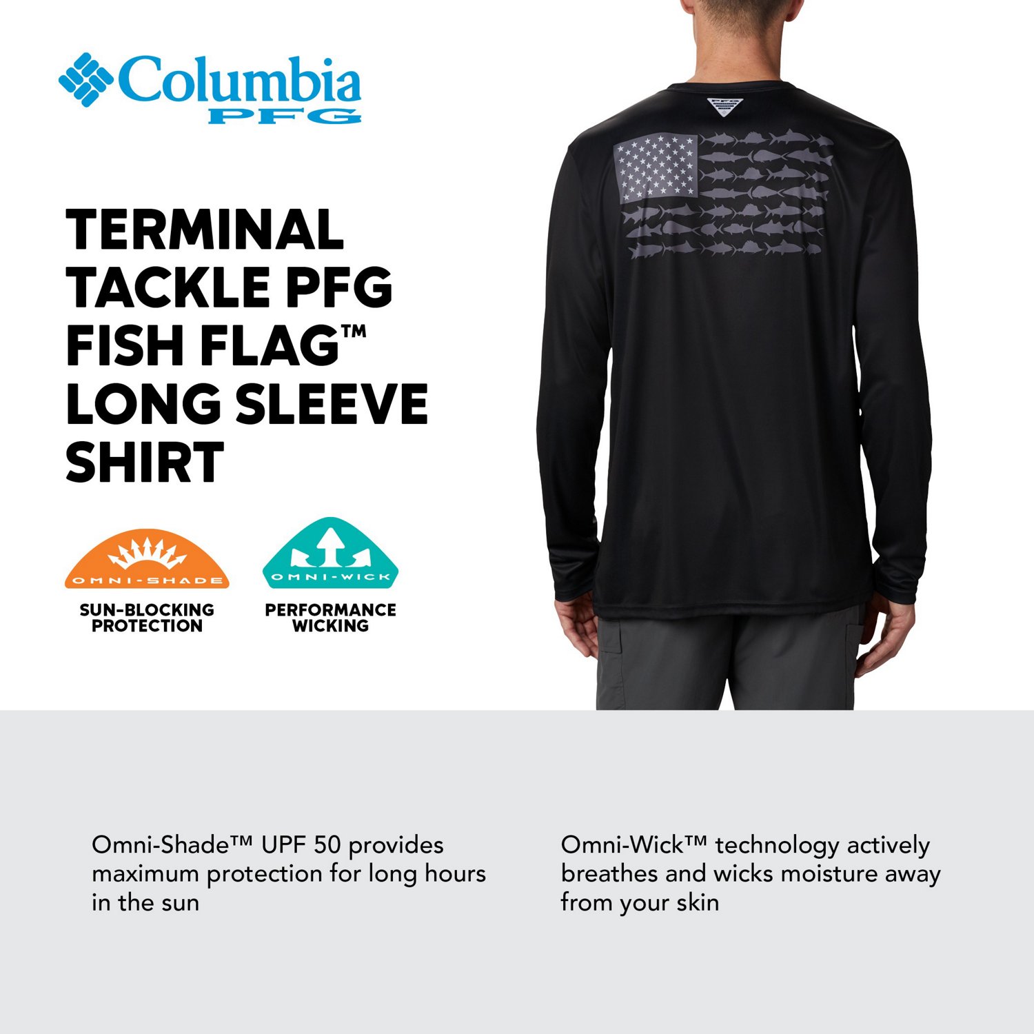 Men's Terminal Tackle PFG Fish Flag™ Long Sleeve Shirt