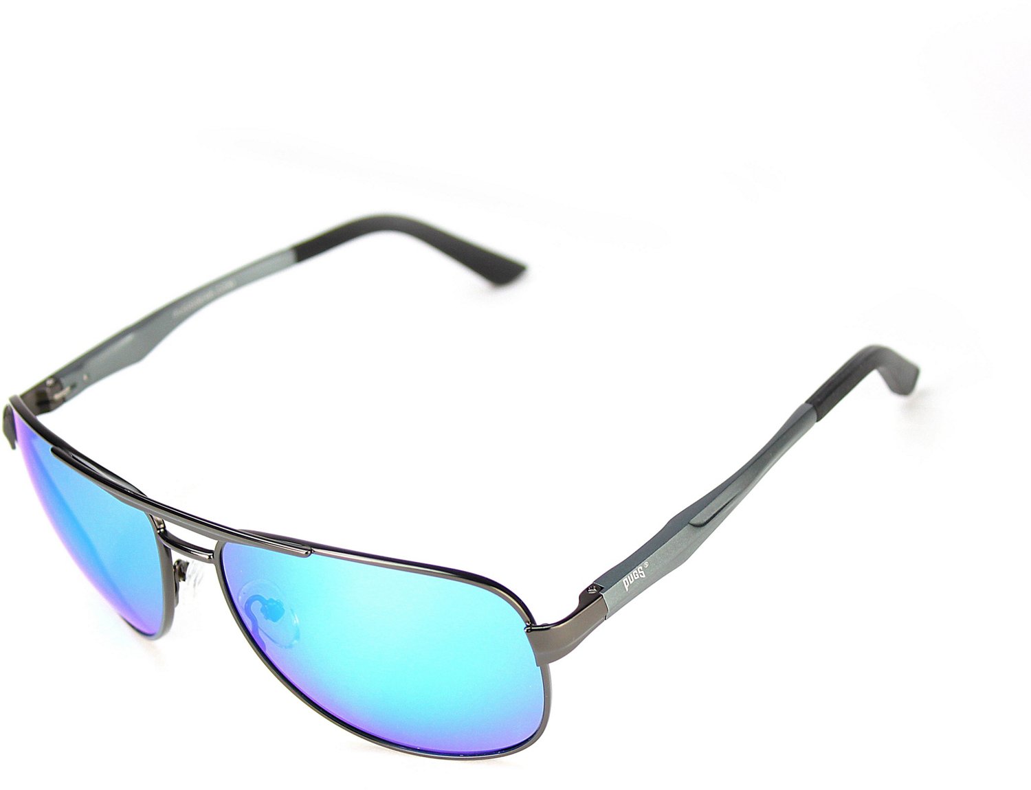 PUGS Metal Aviator Sunglasses Free Shipping at Academy