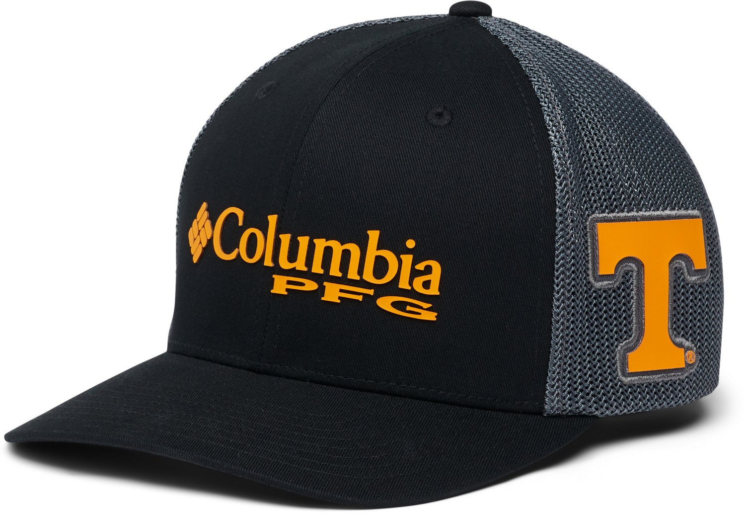 Vols, Tennessee Columbia YOUTH PFG Mesh Snap Back Cap