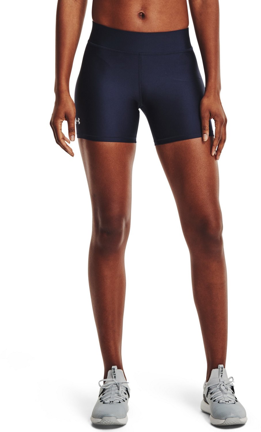 Under Armour Women's HeatGear Armour Mid Rise Middy Shorts | Academy