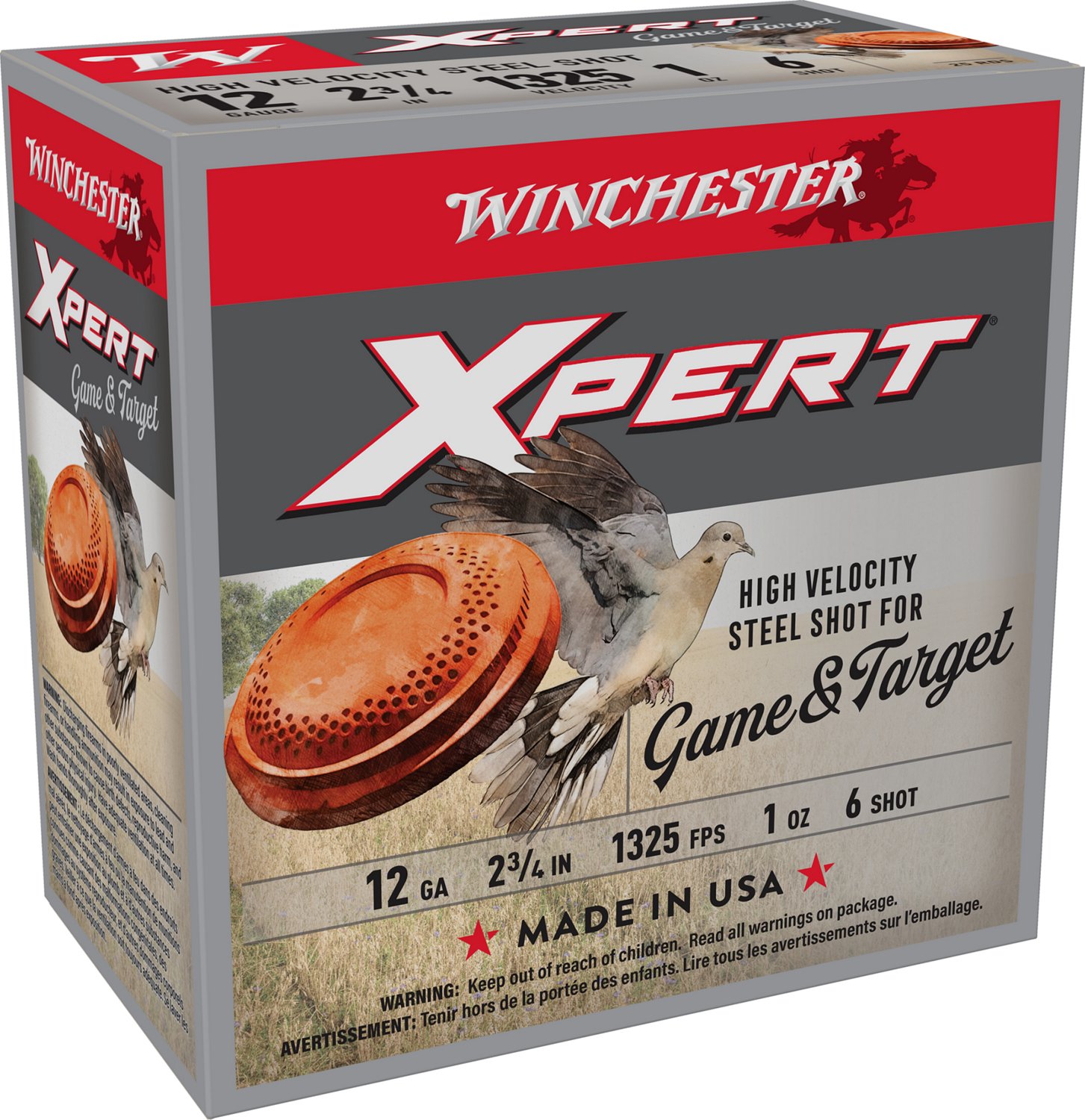 Winchester Xpert Game and Target 12ga 2 3/4 1oz #6.5 HV Steel