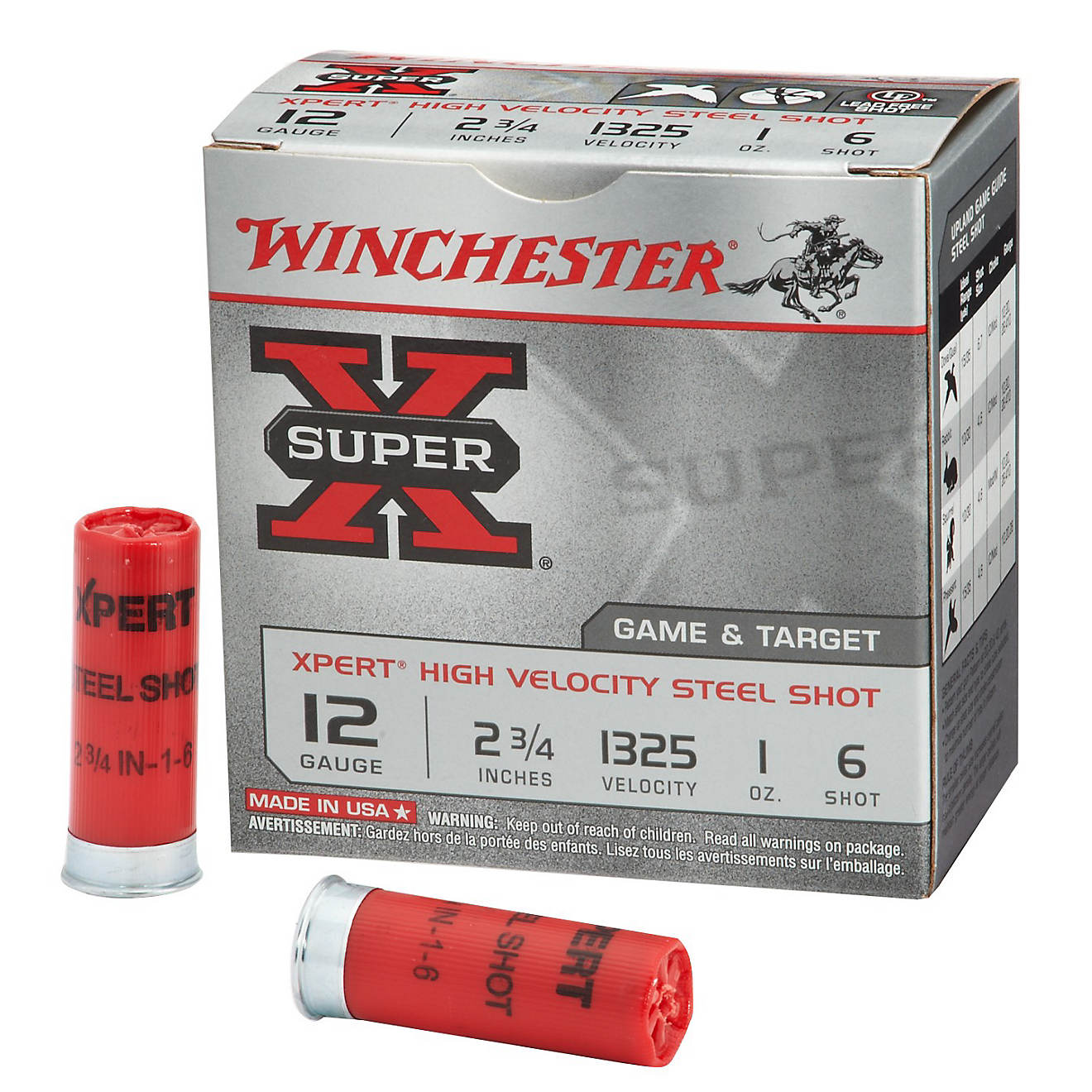 Winchester Xpert Steel Upland Game and Target Load 12 Gauge Shotshells - 25 Rounds                                               - view number 1
