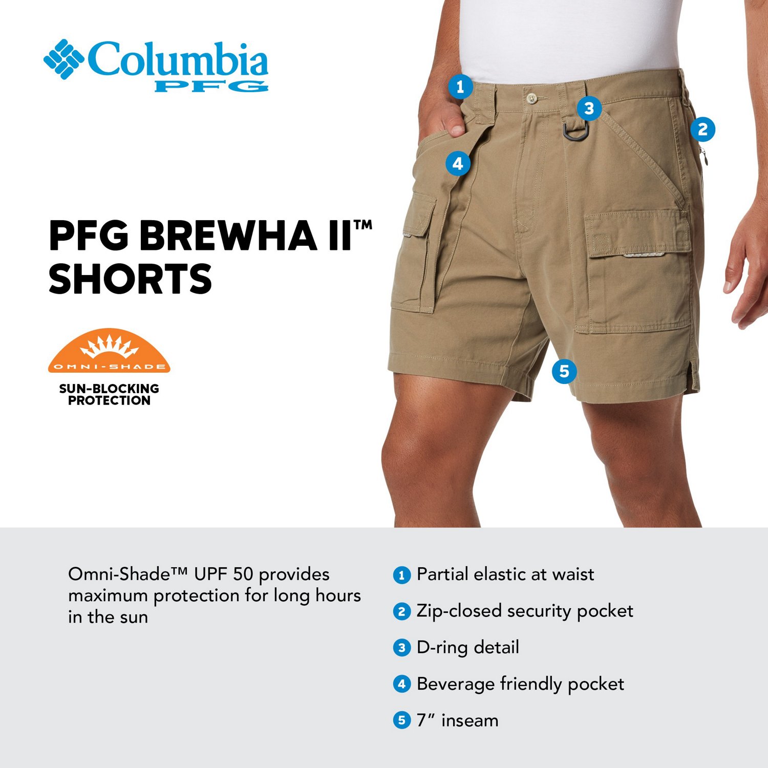 Columbia Sportswear Men's Brewha Short - view number 6