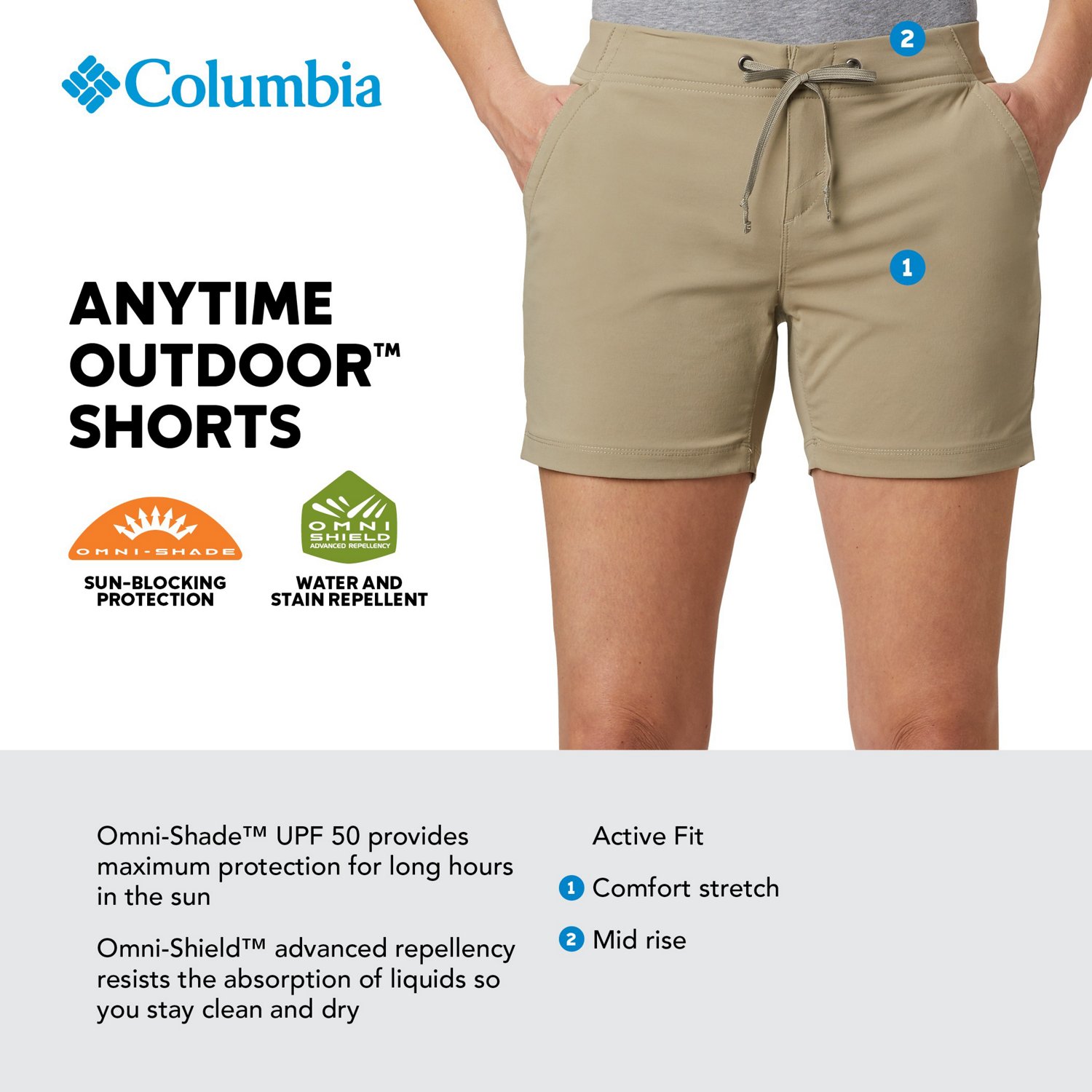 Columbia Sportswear Women's Anytime Outdoor Short - view number 3