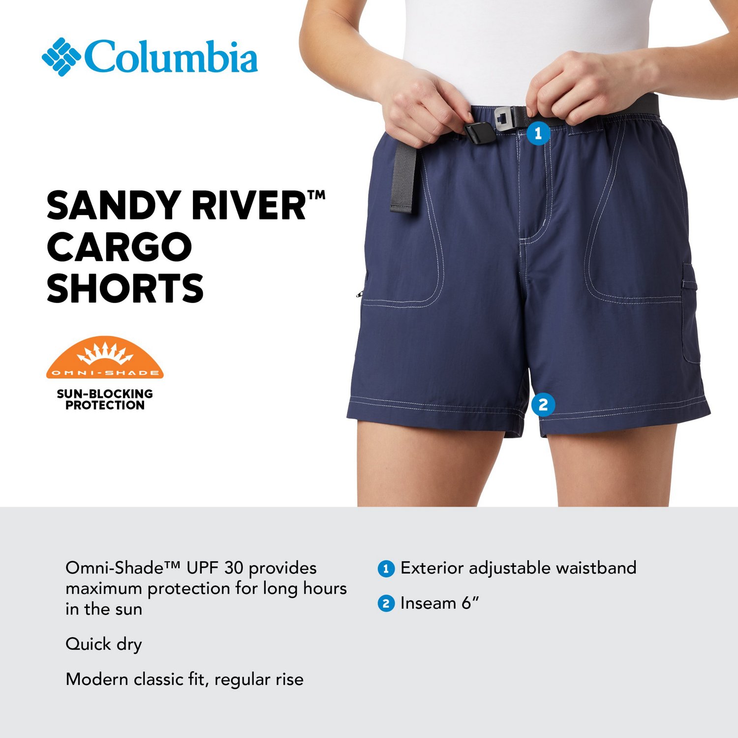 Columbia Sportswear Women's Sandy River Cargo Short - view number 3