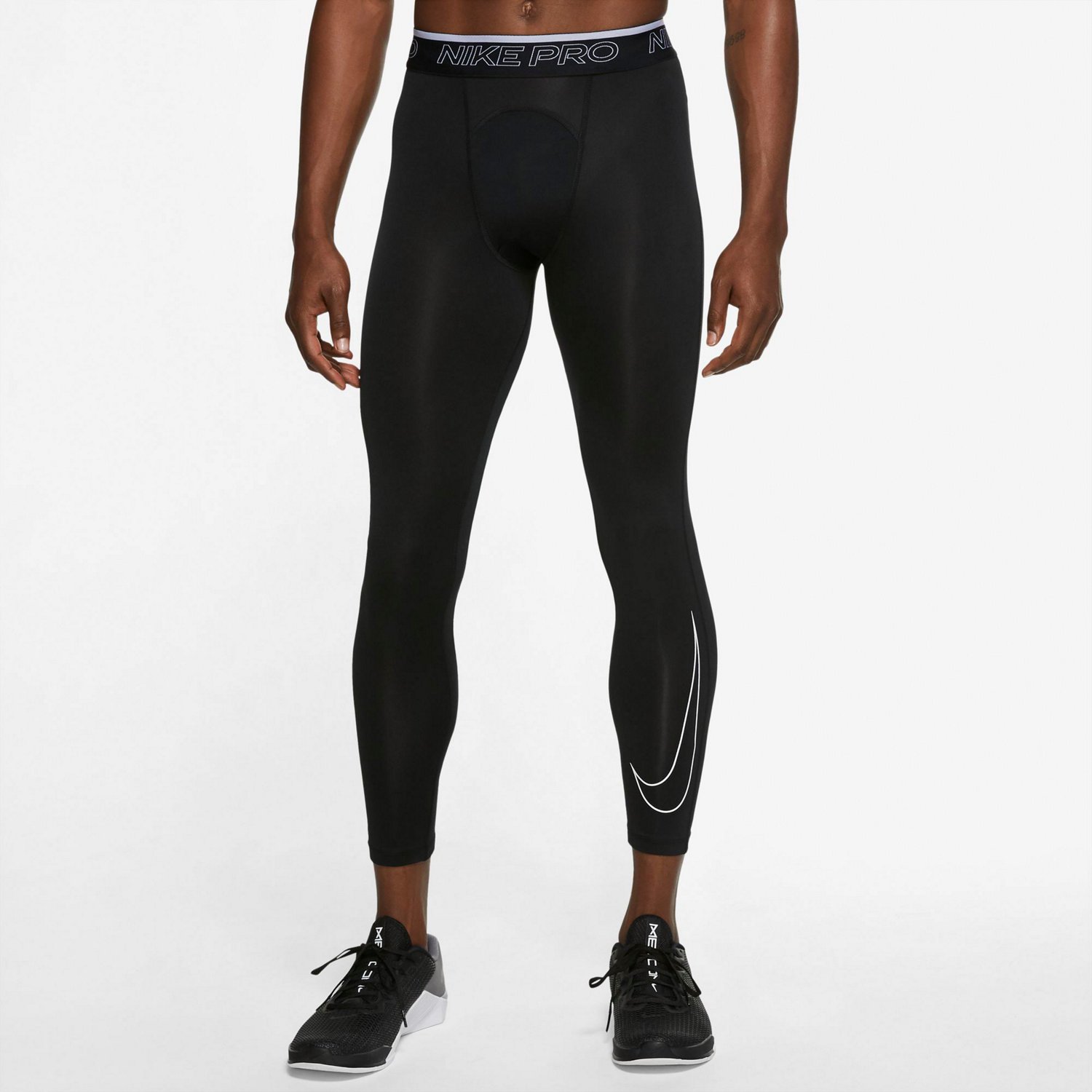 Nike Pro Compression N/S - White/Black