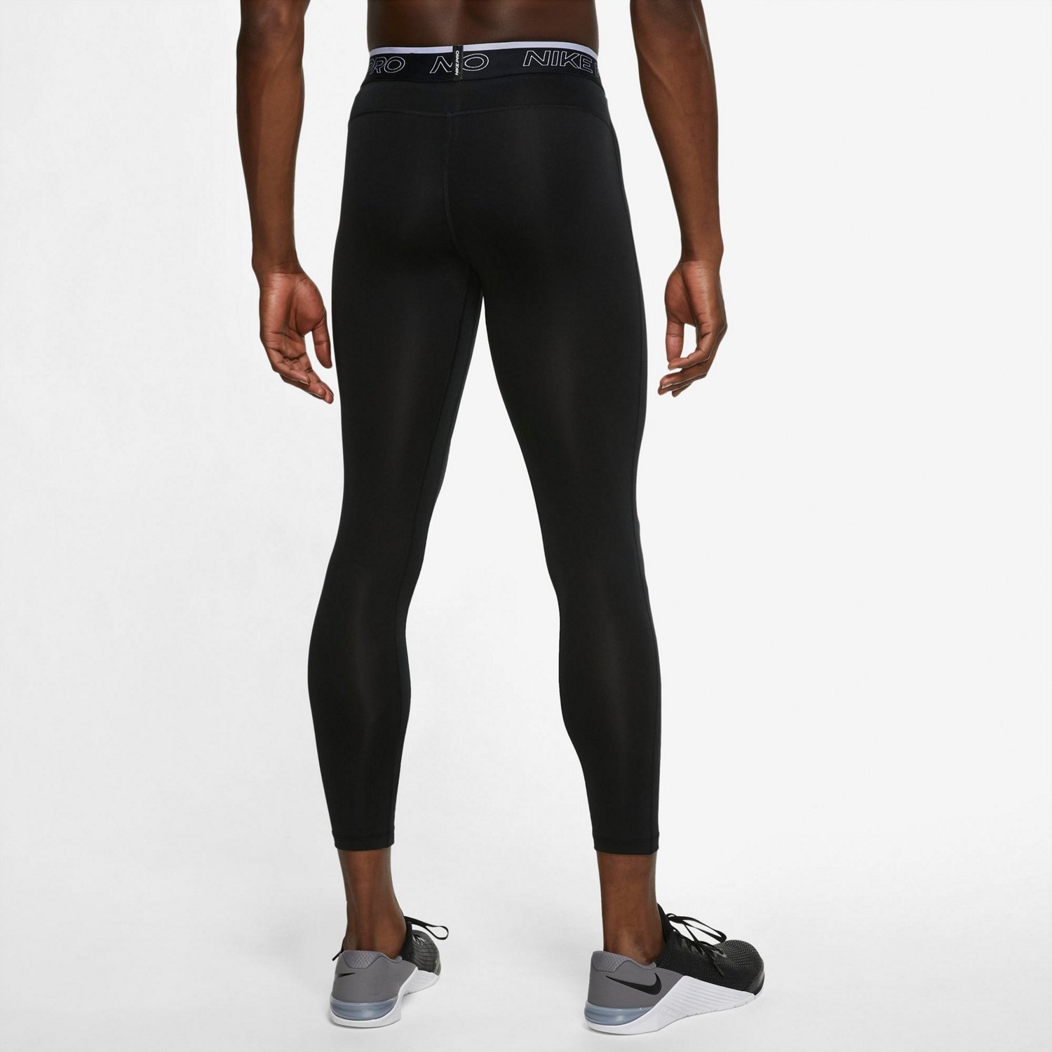 Nike hypercool three outlet quarter tights mens