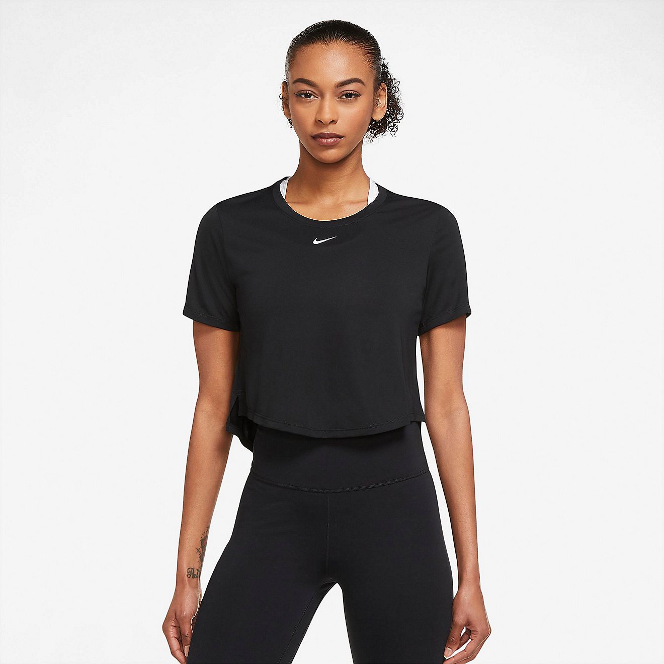Nike Women's Dri-FIT One Standard Fit Short Sleeve Crop Top | Academy