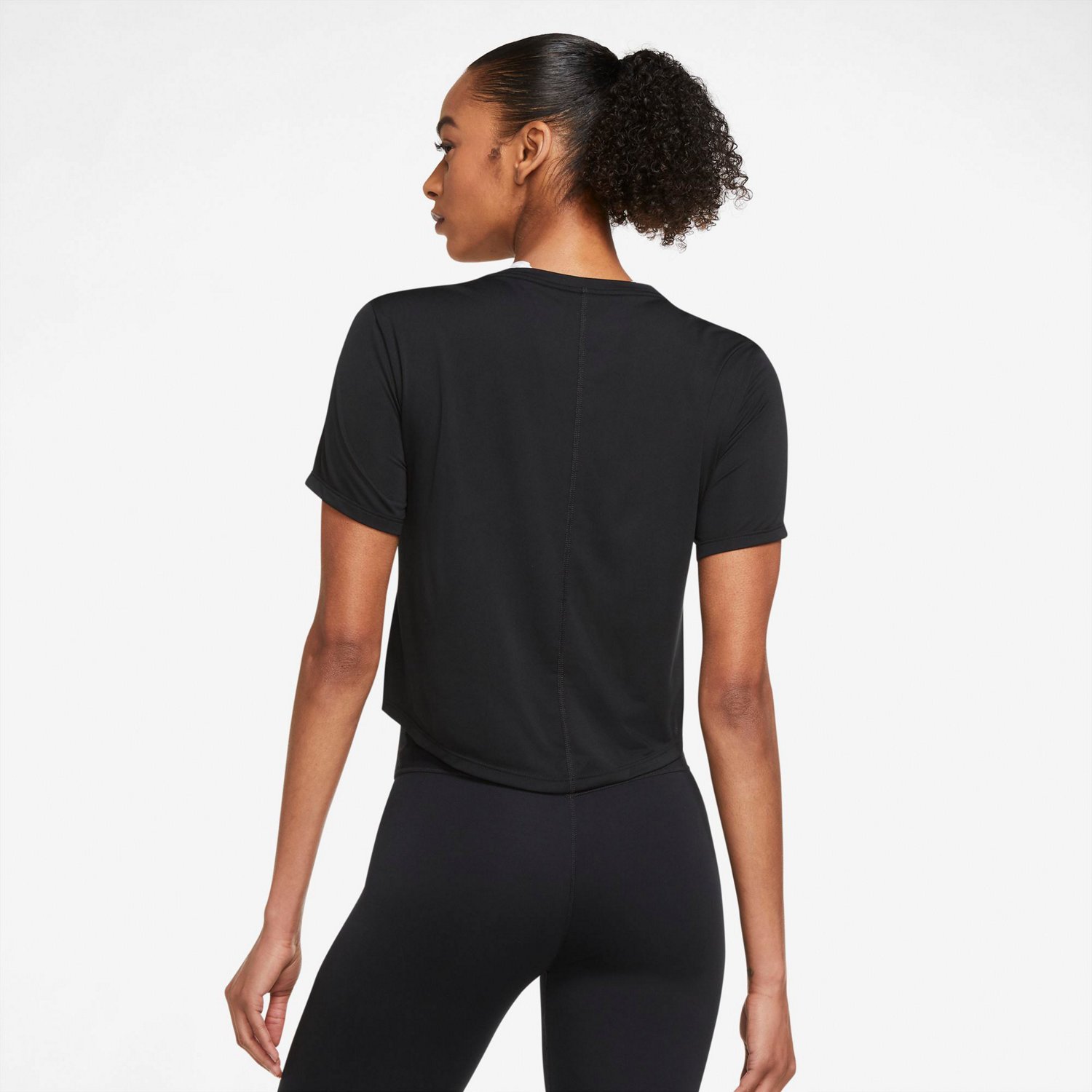 Nike Women's Dri-FIT One Standard Fit Short Sleeve Crop Top - view number 2