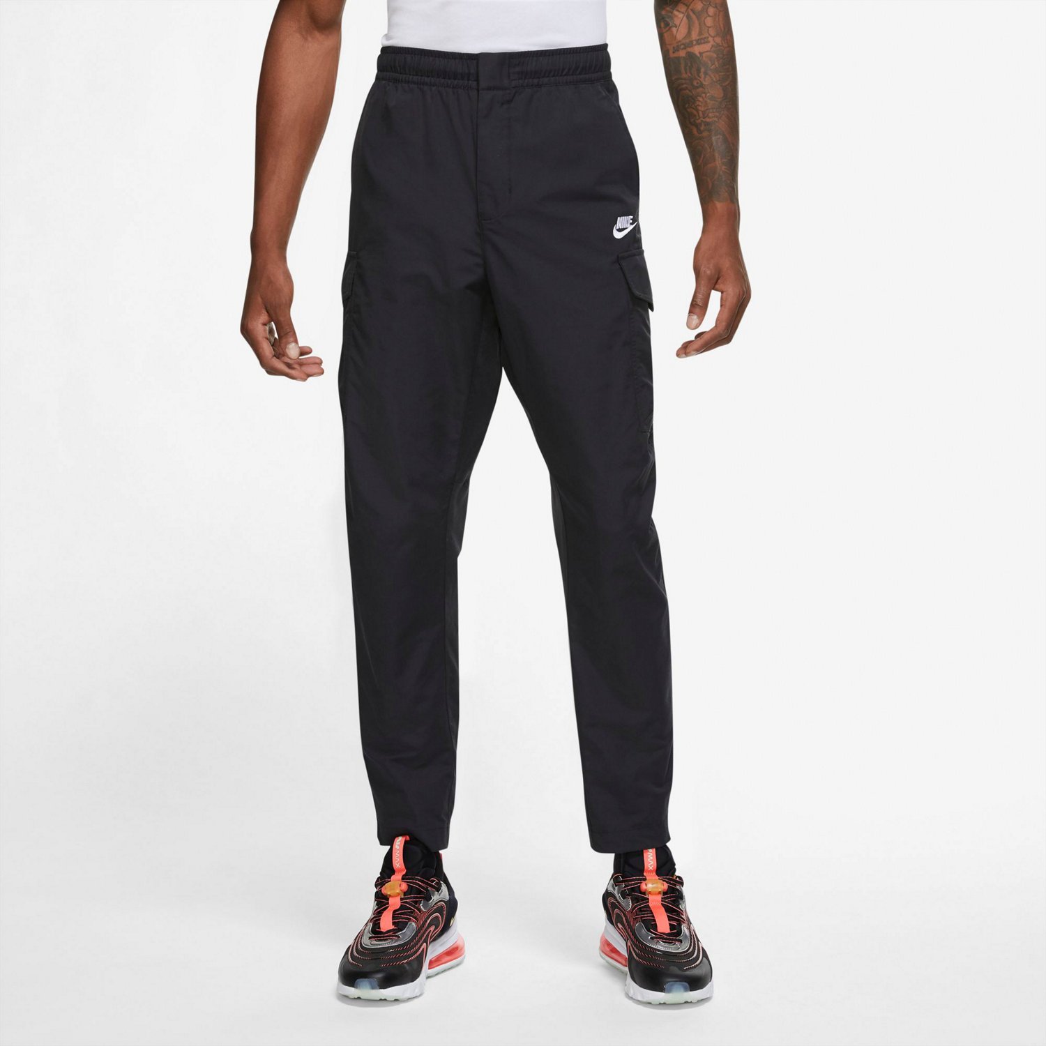 Nike sport essentials woven utility pants in black