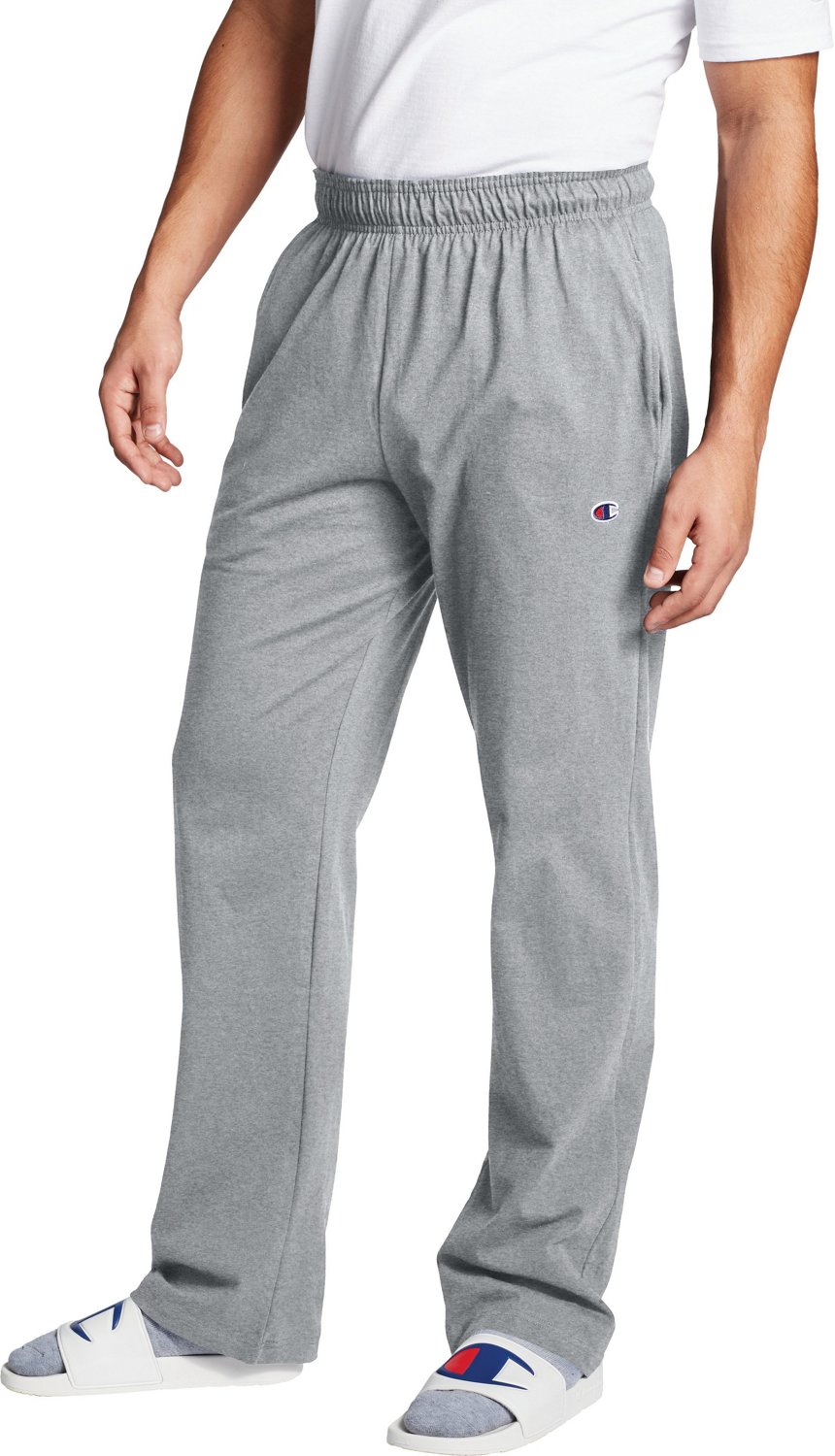 Champion Men's Classic Jersey Open Bottom Pants Academy