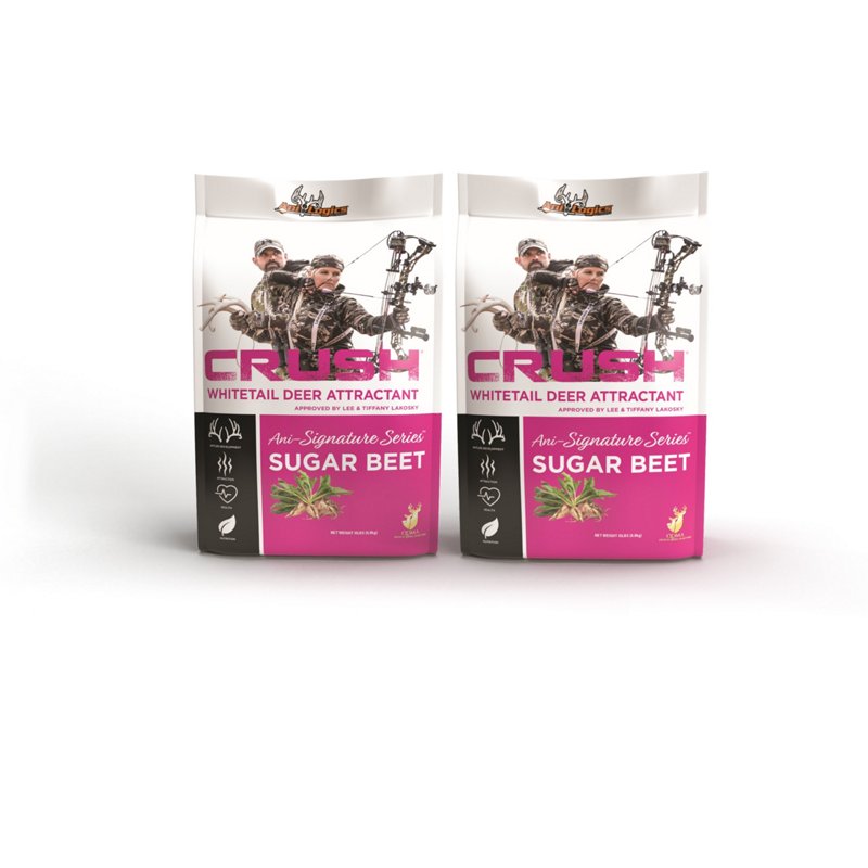 Ani-Logics Crush Ani-Signature Series Sugar Beet Granular 15 lb Whitetail Deer Attractant 2-Pack - Game Feed And Supplmnts at Academy Sports