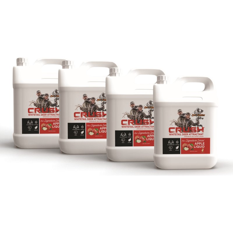 Crush Ani-Signature Series 1-Gallon Apple Liquid Deer Attractant 4-Pack - Game Feed And Supplmnts at Academy Sports