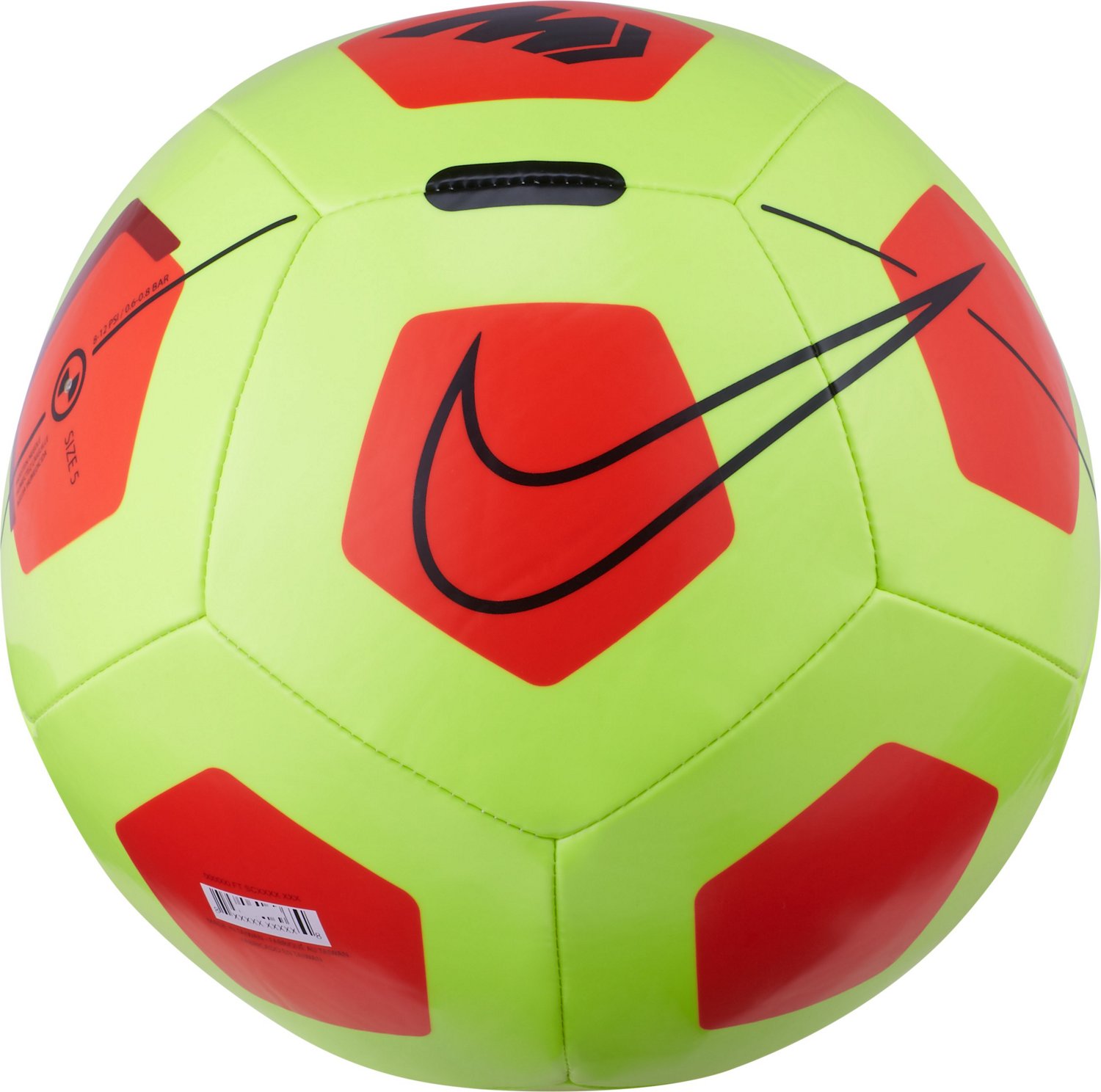 pink nike soccer ball