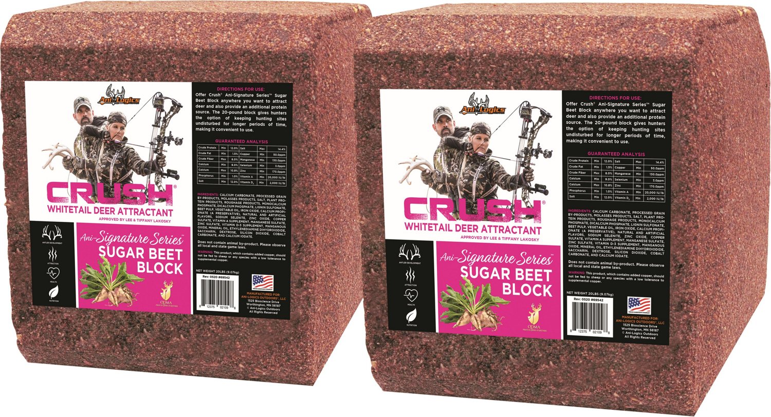 AniLogics Crush AniSignature Series Sugar Beet Block 20 lb Whitetail