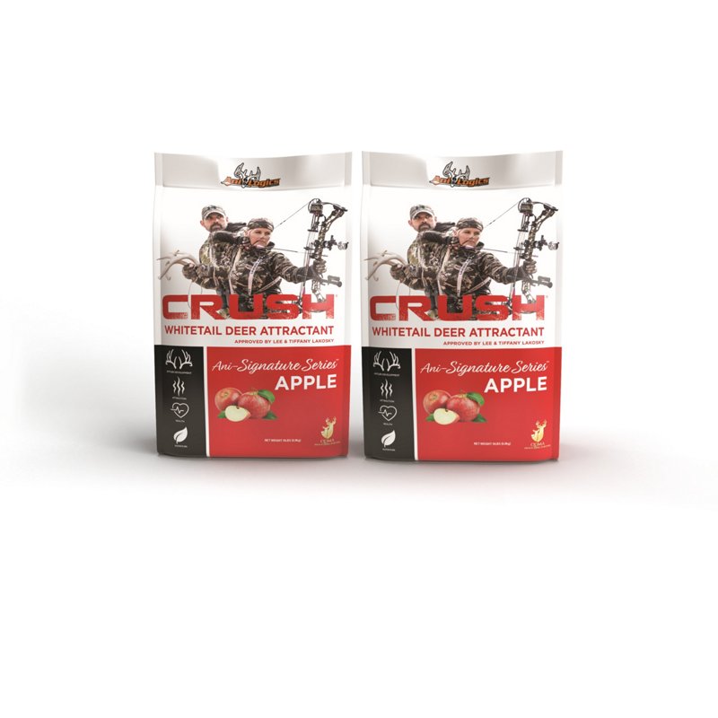 Ani-Logics Crush Ani-Signature Series Apple Granular 15 lb Whitetail Deer Attractant 2-Pack - Game Feed And Supplmnts at Academy Sports