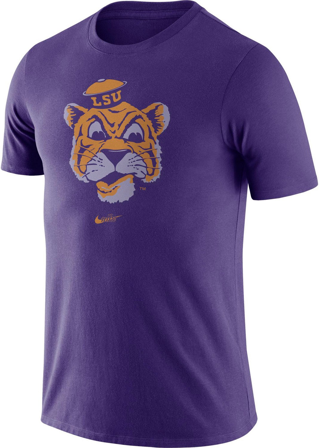 Nike Men's Louisiana State University Tri Old School Logo Short Sleeve T-shirt