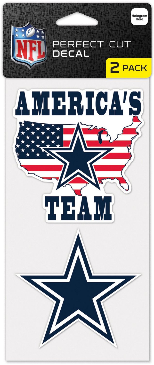 WinCraft Dallas Cowboys Slogan and Logo Decals 2Pack Academy