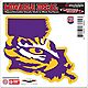 WinCraft Louisiana State University 6 in x 6 in State Decal                                                                      - view number 1 selected