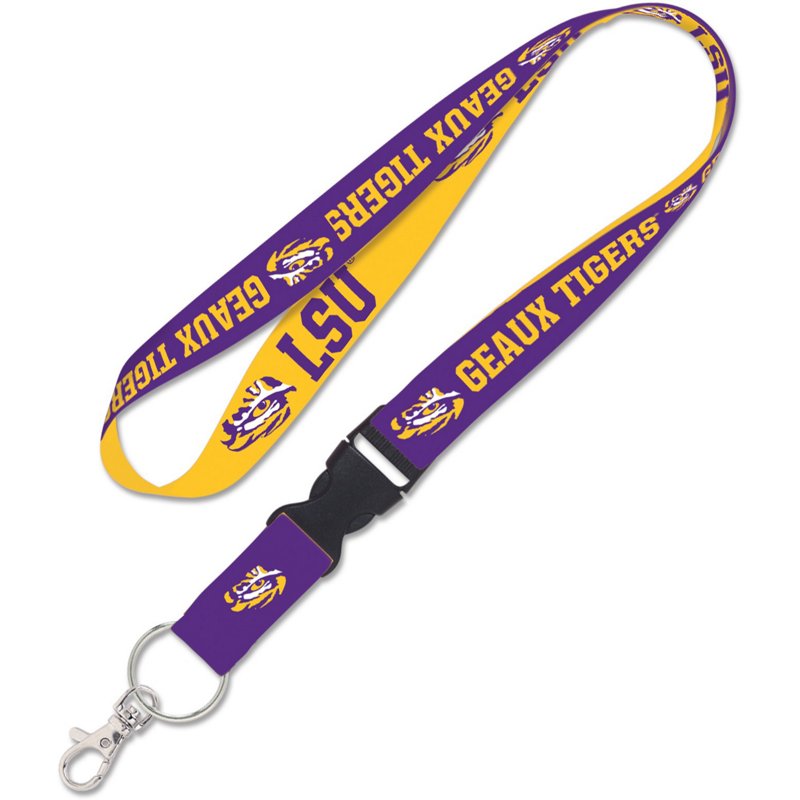 WinCraft Louisiana State University Lanyard with Detachable Buckle - NCAA Novelty at Academy Sports