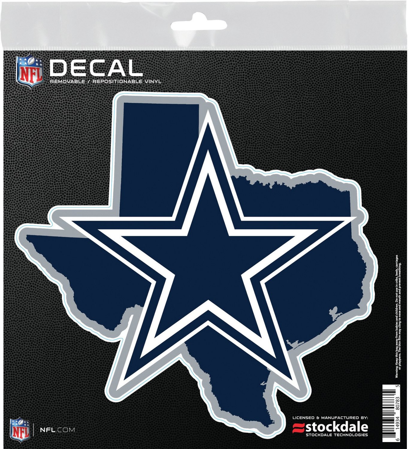 WinCraft Dallas Cowboys 6 in x 6 in State Decal | Academy