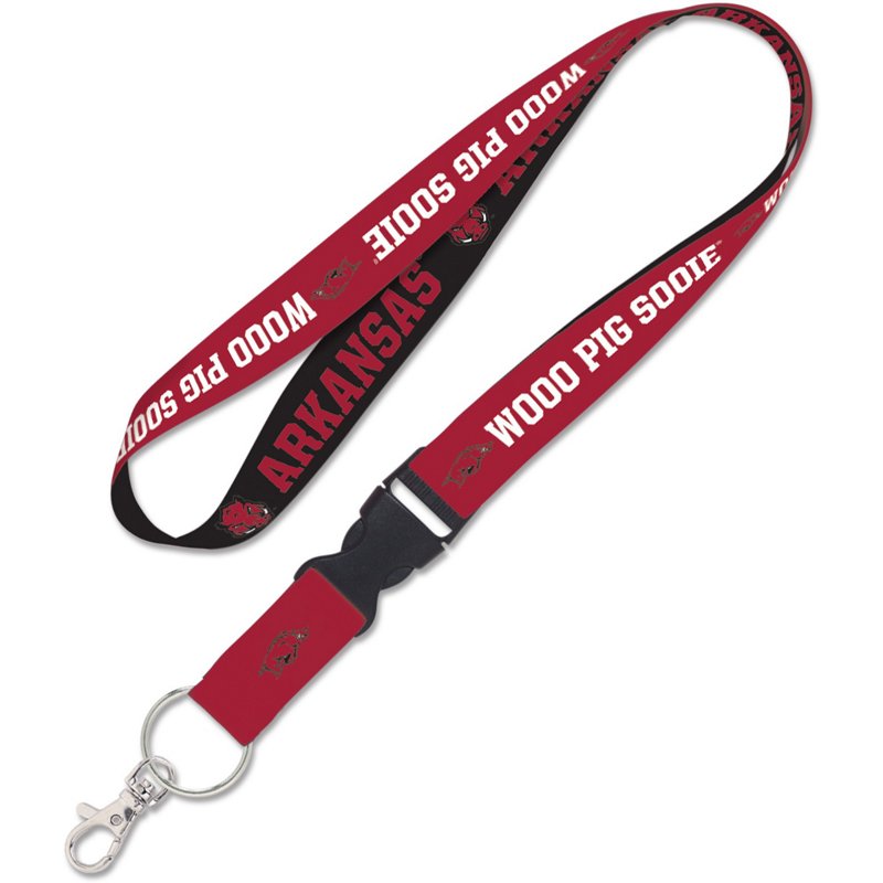 WinCraft University of Arkansas Lanyard with Detachable Buckle - NCAA Novelty at Academy Sports