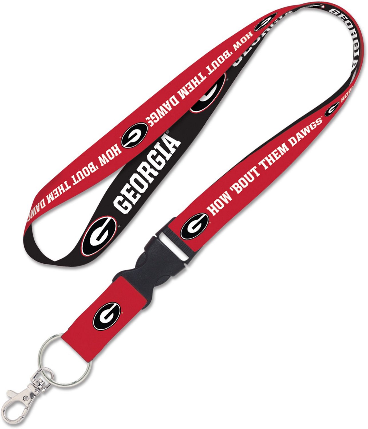 WinCraft University of Georgia Lanyard with Detachable Buckle | Academy