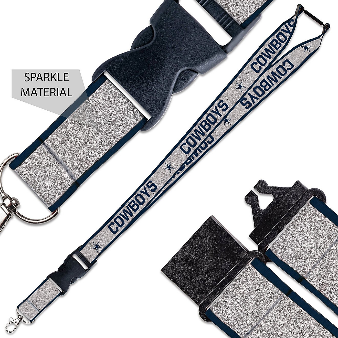 WinCraft Dallas Cowboys Lanyard with 1 in Buckle                                                                                 - view number 1