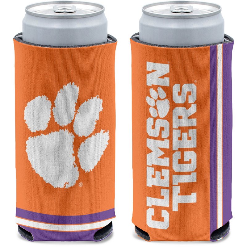 WinCraft Clemson University Slim Can Cooler - NCAA Novelty at Academy Sports