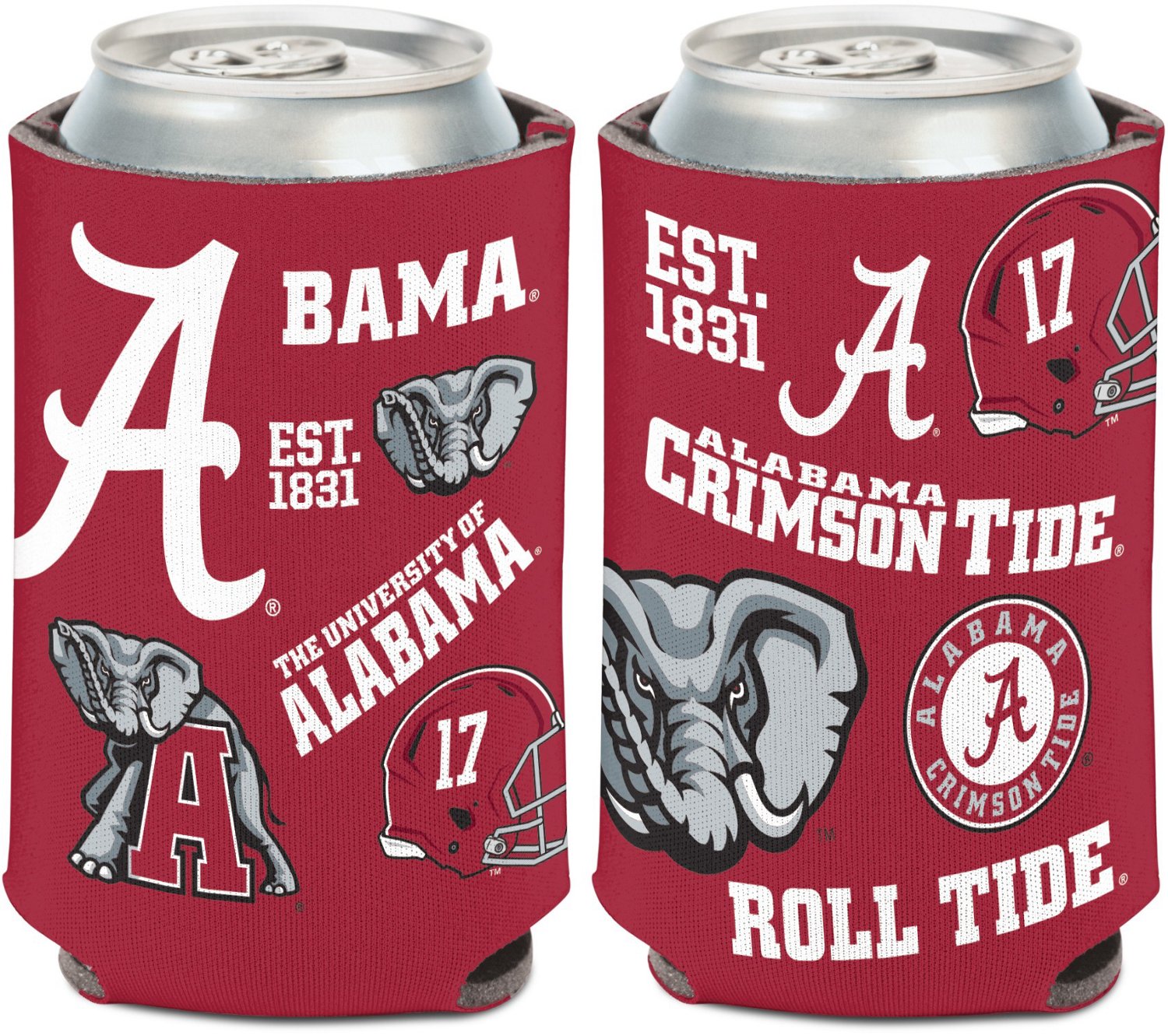 WinCraft University of Alabama Scatter Can Cooler Coozie