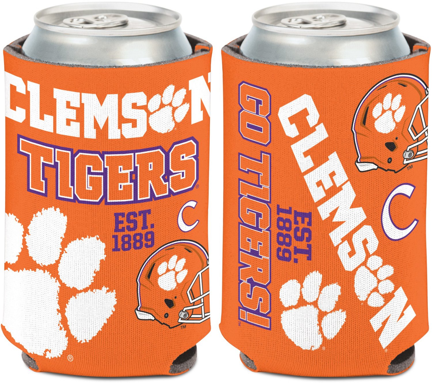 WinCraft Clemson University Scatter Can Cooler  - view number 1