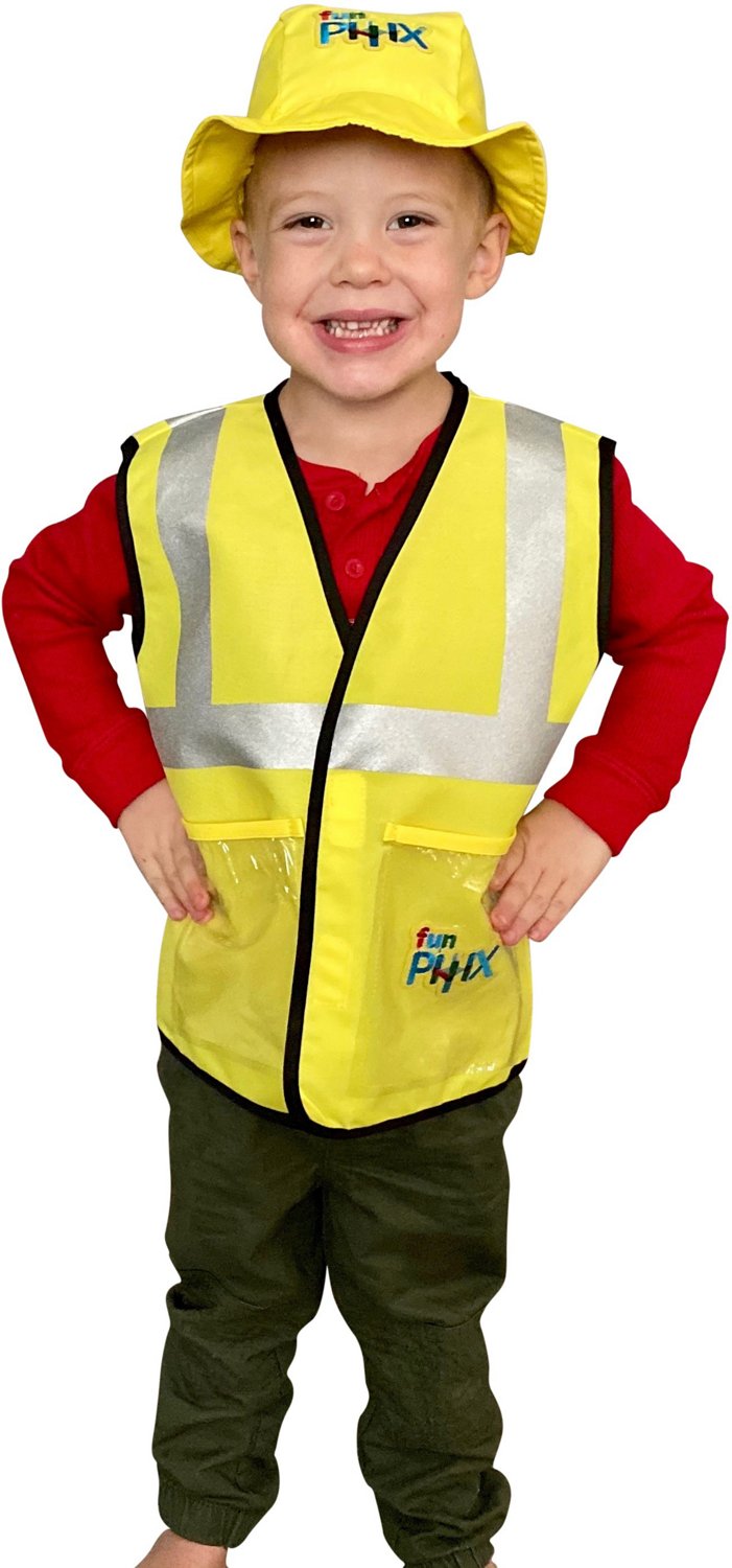 Funphix Kids' Busy Builders Construction Worker Costume                                                                          - view number 2