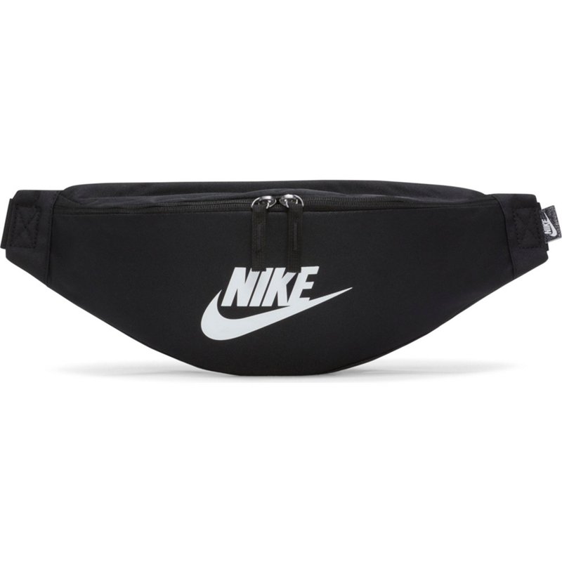 Nike Heritage Waist Pack Black/White - Lanyards at Academy Sports