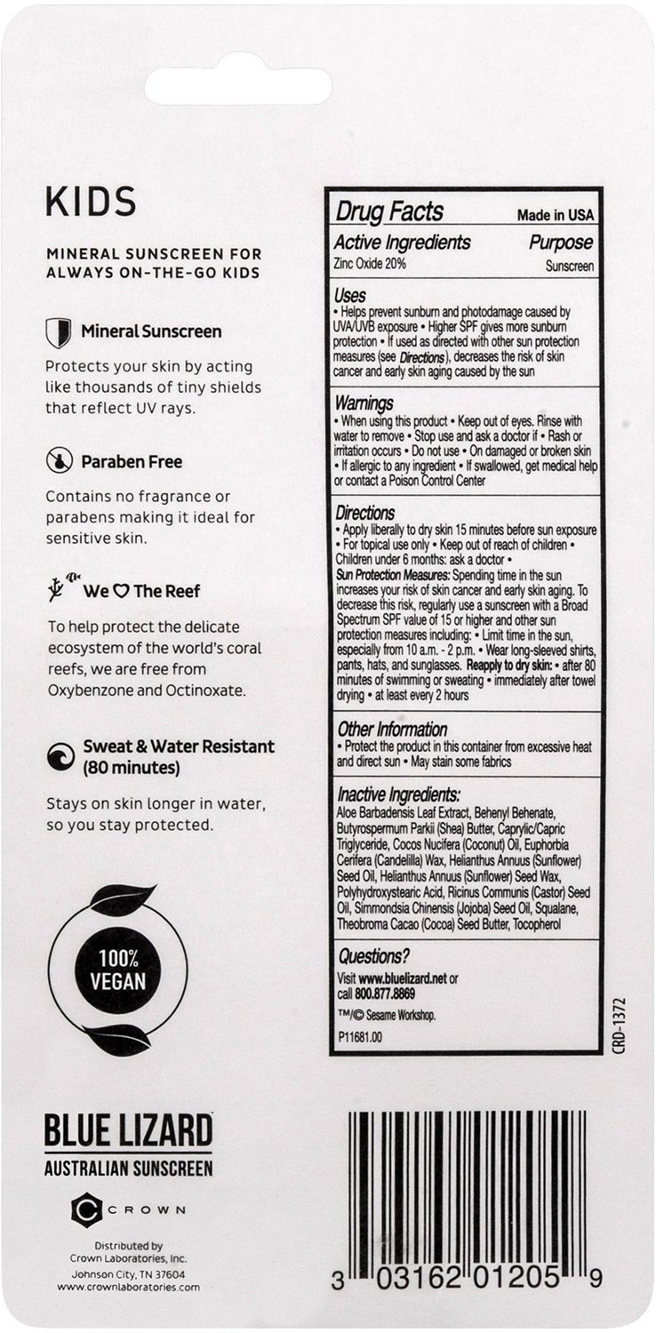 Blue Lizard Kids’ SPF 50+ Mineral Sunscreen Stick                                                                              - view number 2