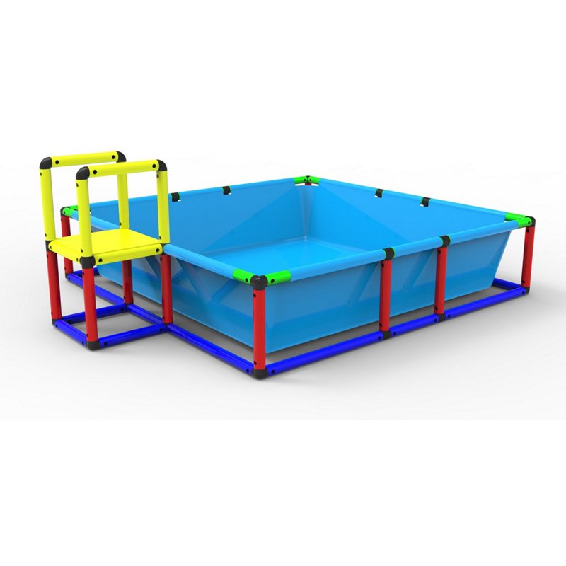 Funphix Build n' Splash Buildable Swimming Kids Pool - Swing Sets/Bounce Houses at Academy Sports