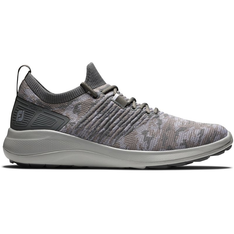FootJoy Men's Flex XP Print Spikeless Golf Shoes Gray, 11.5 - Mens Golf Shoes at Academy Sports product image