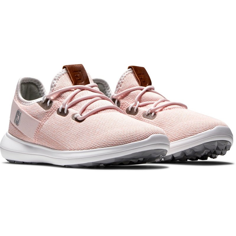 FootJoy Women's Flex Coastal Spikeless Golf Shoes Pink, 6.5 - Mens Golf Shoes at Academy Sports product image