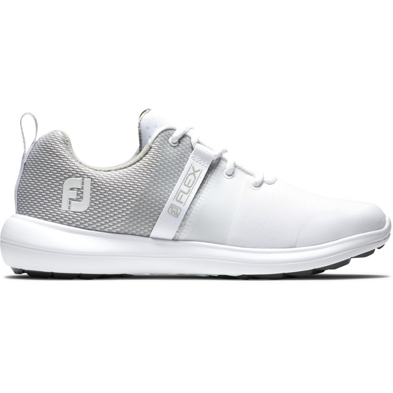 FootJoy Women's Flex Spikeless Golf Shoes White, 6.5 - Mens Golf Shoes at Academy Sports product image