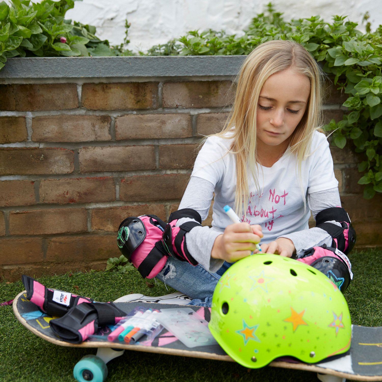 Wipeout™ Kids' Dry Erase Helmet                                                                                                - view number 5