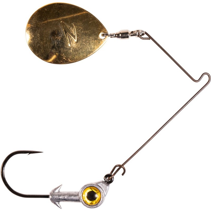 Photos - Lure / Spinner Z-MAN Bullzeye 4.5 Spinnerbait Gold, 1/8 Oz - at Academy Sports BEL18-01 