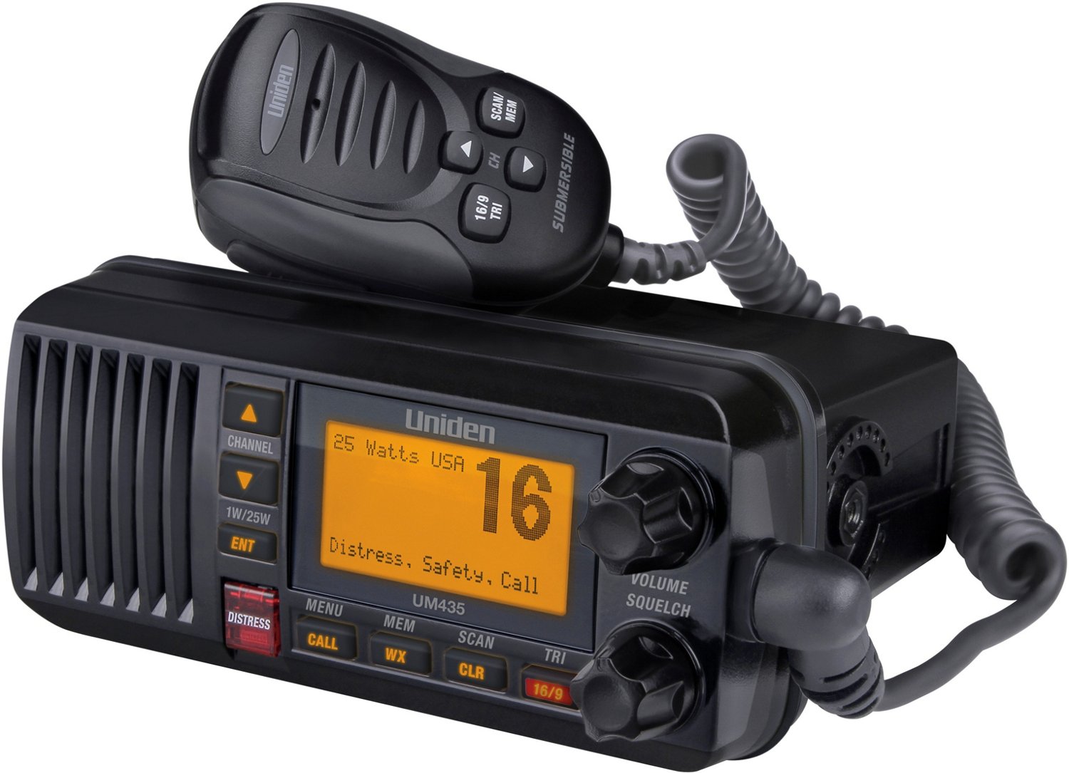 Uniden UM435BK Fixed Mount VHF Radio Free Shipping at Academy