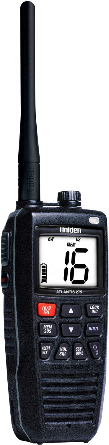 Uniden Atlantis 275 Marine 2-Way VHF Handheld Radio                                                                              - view number 1