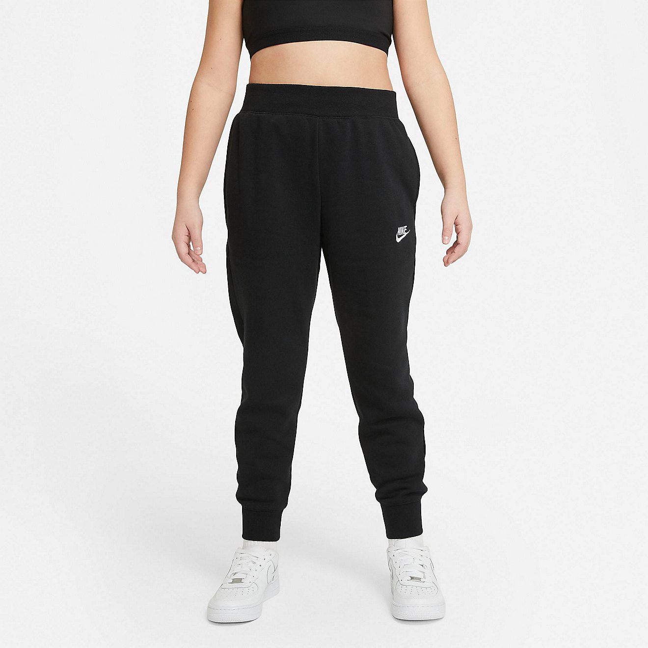 Nike Girls' Sportswear Club Fleece LBR Pants                                                                                     - view number 1