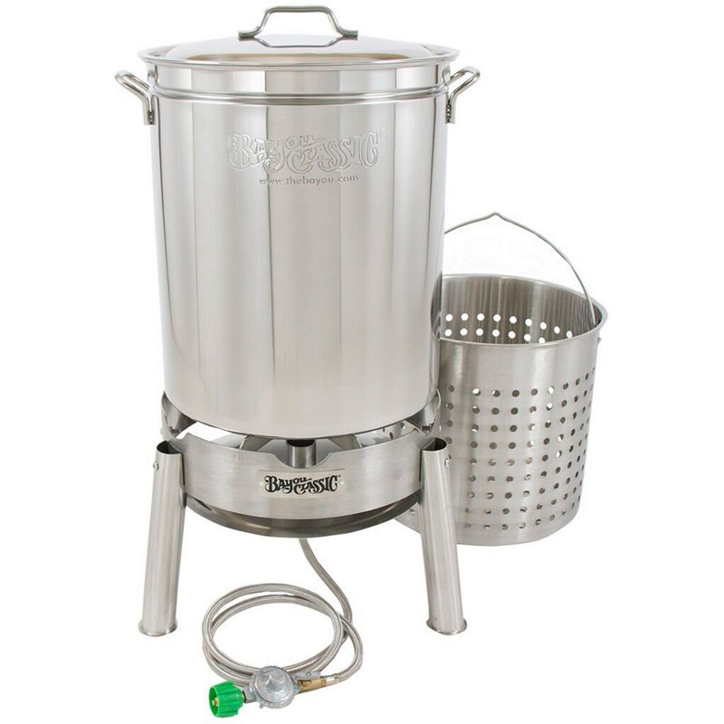 Photos - Food Steamer / Egg Boiler Bayou Classic 62 qt Stainless Cooker Kit Silver - Fryers at Academy Sports KDS-160