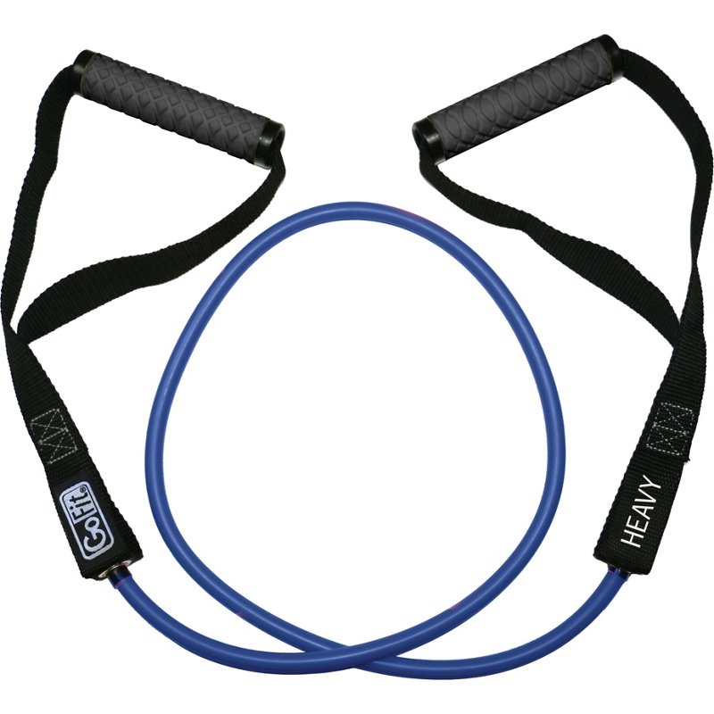 GoFit Heavy Pro Grade Power Tube with Handle Blue - Hand Exer. Equip. at Academy Sports