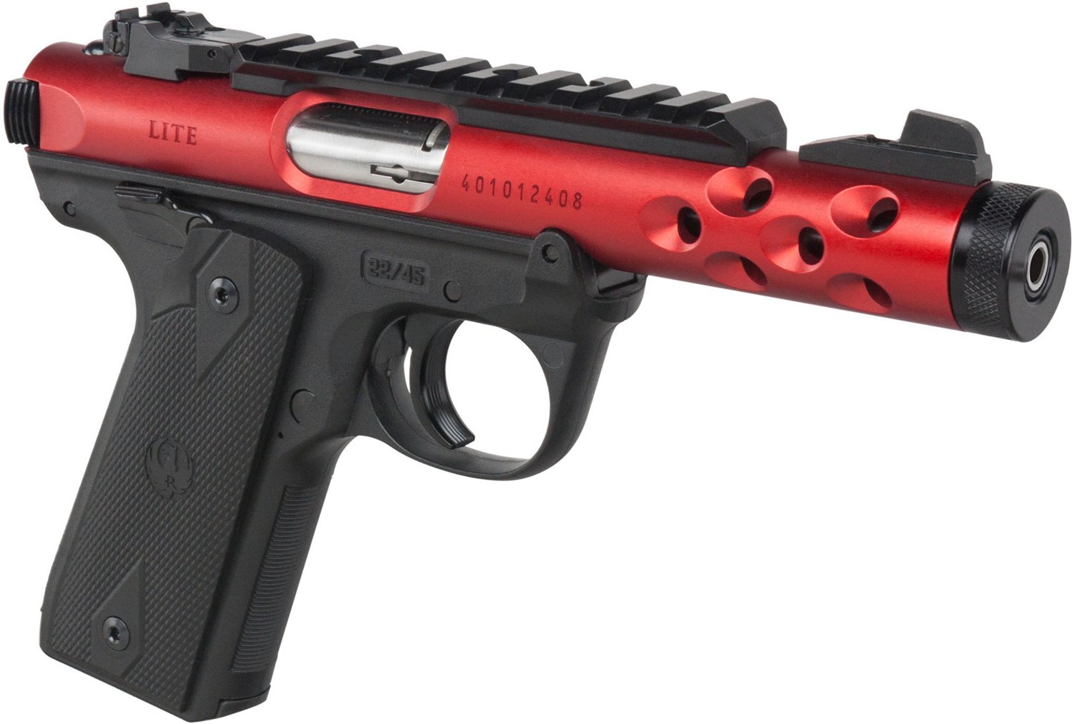 Ruger Mark IV 22/45 Lite Red 22 LR Semiautomatic Pistol                                                                          - view number 1 selected