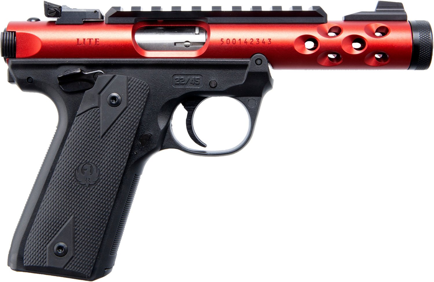 Ruger Mark IV 22/45 Lite Red 22 LR Semiautomatic Pistol | Academy