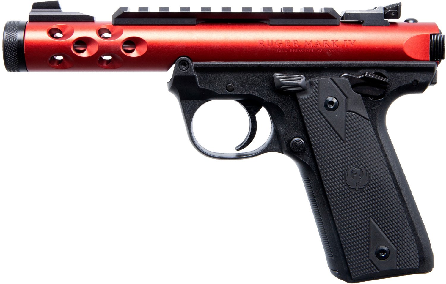 Ruger Mark IV 22/45 Lite Red 22 LR Semiautomatic Pistol - view number 4